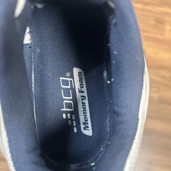 BCG Memory Foam Sneakers Mens 10.5 White Walking Training Shoes - Picture 8 of 8